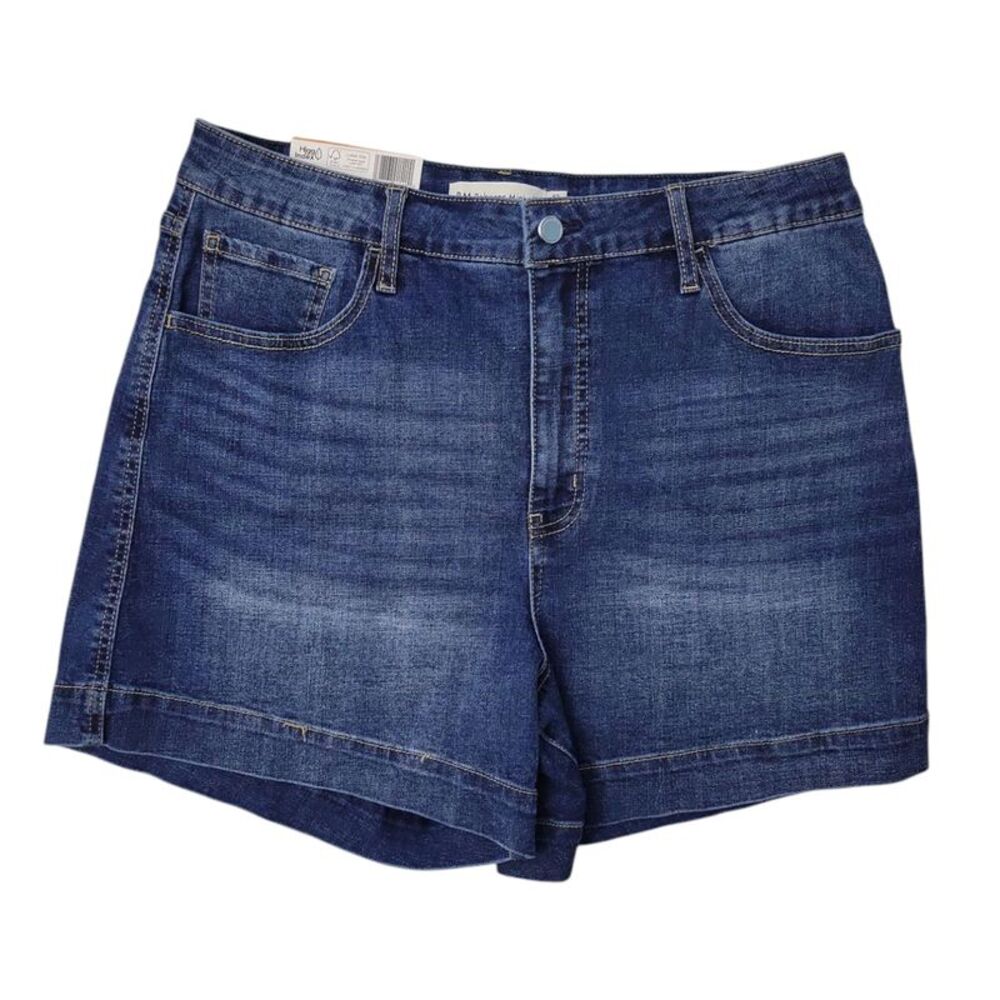 RM by Rebecca Minkoff Women's High Rise 90's Short - Medium Wash